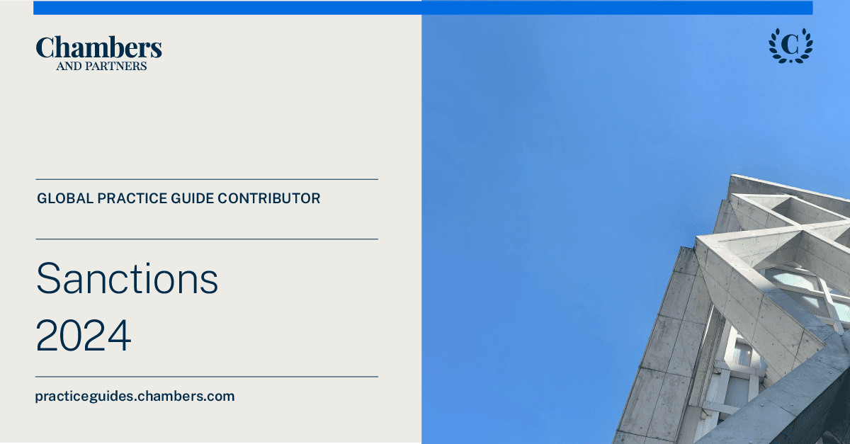 Photo of Chambers and Partners Sanctions 2024 Guide
